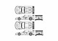 Blueprint Chevrolet Corvette C6 R Coupe 2005 A4 Photo Print
