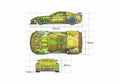 Blueprint Chevrolet Corvette GT2 Coupe A4 Photo Print