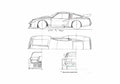 Blueprint Chevrolet Dekon Monza 1006 Le Mans Coupe 1976 A4 Photo Print