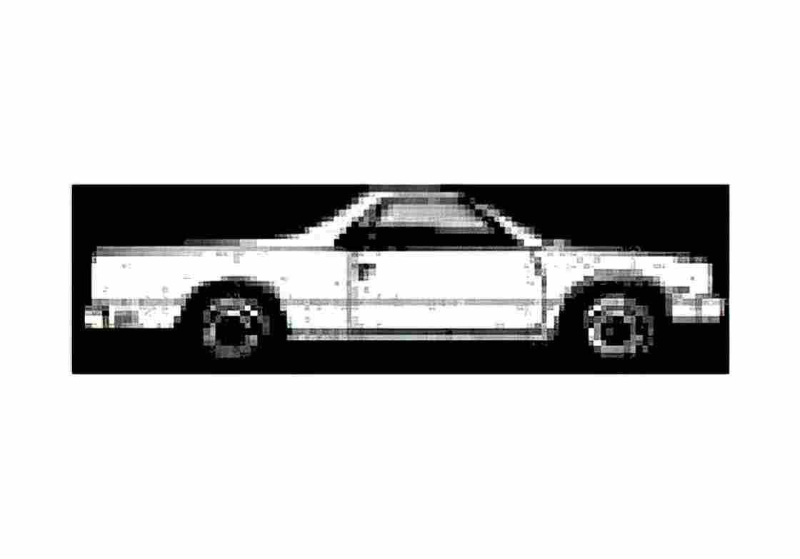 Blueprint Chevrolet El Camino Pick up 1985 A4 Photo Print