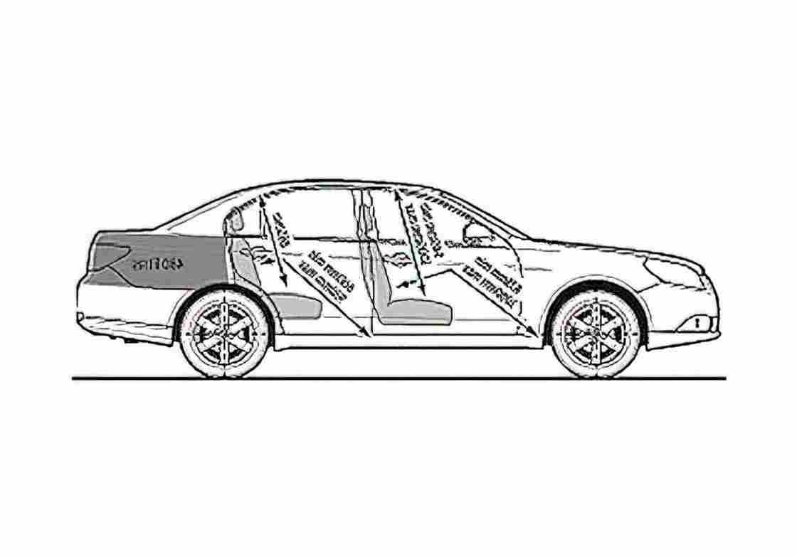 Blueprint Chevrolet Epica 2.0D LT Sedan 2008 A4 Photo Print