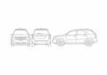 Blueprint Chevrolet Equinox SUV 2007 A4 Photo Print