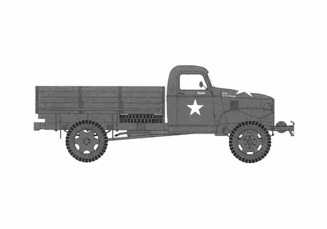 Blueprint Chevrolet G 4100 Lady Truck 1940 A4 Photo Print