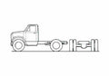 Blueprint Chevrolet HM80000 Truck 1965 A4 Photo Print