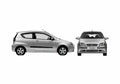 Blueprint Chevrolet Kalos 3 door Hatchback 2007 A4 Photo Print
