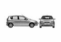 Blueprint Chevrolet Kalos 5 door Hatchback 2007 A4 Photo Print