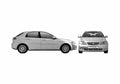 Blueprint Chevrolet Lacetti 5 door Hatchback 2007 A4 Photo Print