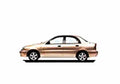 Blueprint Chevrolet Lanos Sedan 1997 A4 Photo Print
