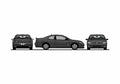 Blueprint Chevrolet Monte Carlo SS Coupe 2003 A4 Photo Print