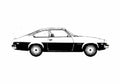 Blueprint Chevrolet Monza S Hatchback Coupe 1976 A4 Photo Print