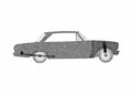 Blueprint Chevrolet Nova Chevy II) Coupe 1963 A4 Photo Print