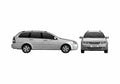Blueprint Chevrolet Nubira Wagon 2007 A4 Photo Print