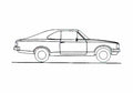 Blueprint Chevrolet Opala Comodoro Coupe 1981 A4 Photo Print