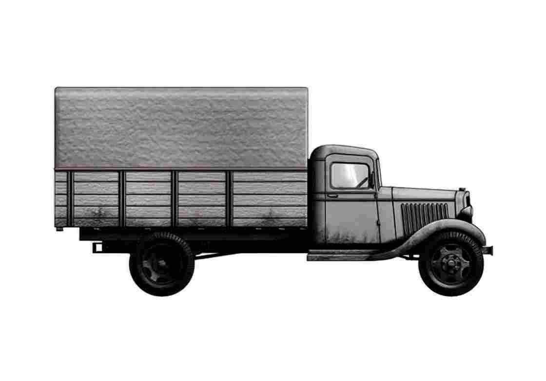 Blueprint Chevrolet RD 4x2 Truck 1940 A4 Photo Print