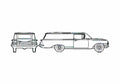 Blueprint Chevrolet Sedan Delivery Wagon 1960 A4 Photo Print