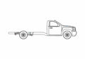 Blueprint Chevrolet Silverado Cab Chassis Truck 2011 A4 Photo Print
