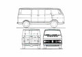 Blueprint Chevrolet Sport Van 108 Minivan 1967 A4 Photo Print