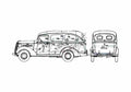 Blueprint Chevrolet Suburban Carryall Wagon 1937 A4 Photo Print