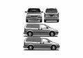 Blueprint Chevrolet Venture Minivan 2004 A4 Photo Print
