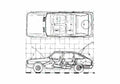 Blueprint Chrysler Alpine Hatchback 1976 A4 Photo Print