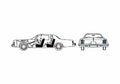Blueprint Chrysler Cordoba Sedan 1977 A4 Photo Print