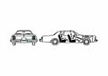 Blueprint Chrysler Cordoba Sedan 1979 A4 Photo Print