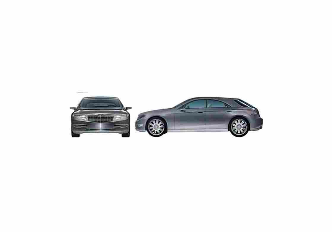 Blueprint Chrysler Nassau Hatchback 2007 01 A4 Photo Print