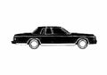 Blueprint Chrysler New Yorker 4 door Sedan 1981 A4 Photo Print