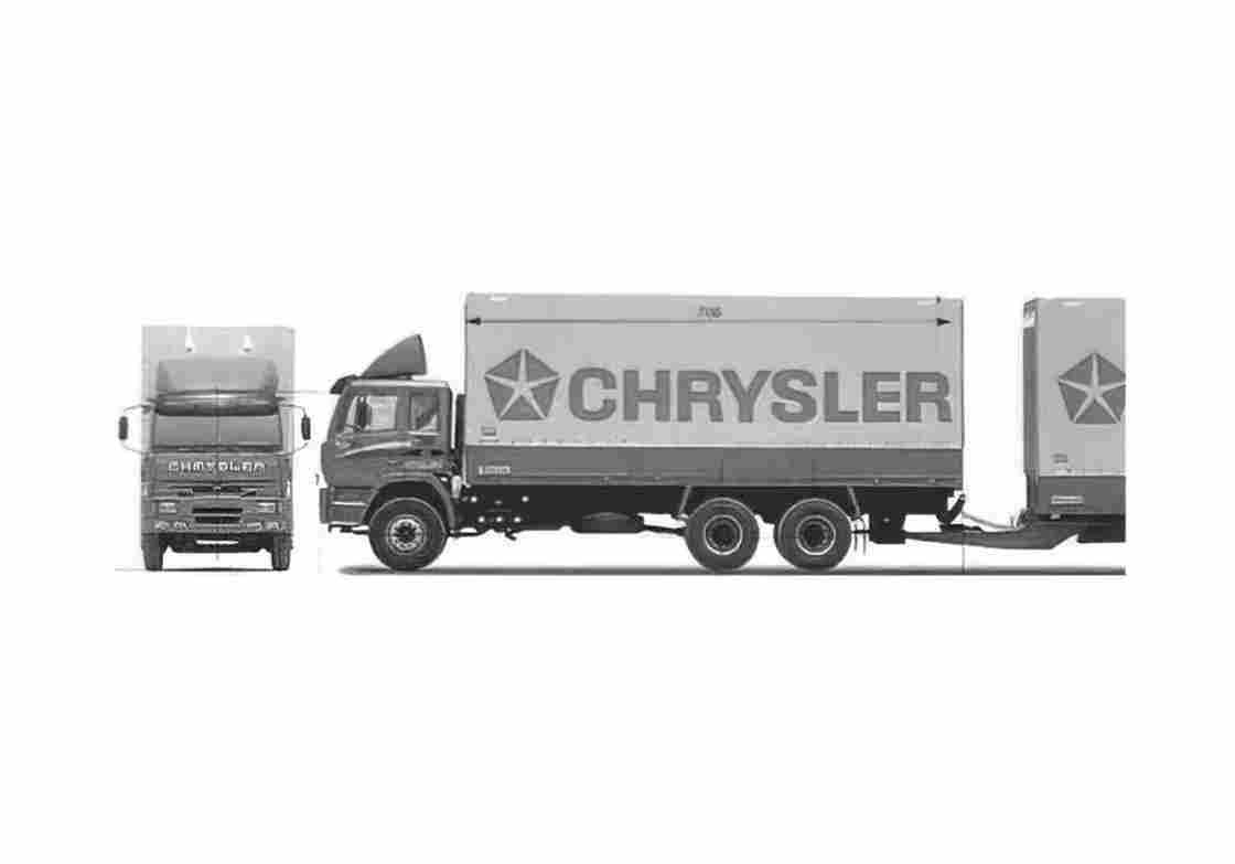 Blueprint Chrysler Turkey 26 260 Truck 2001 A4 Photo Print