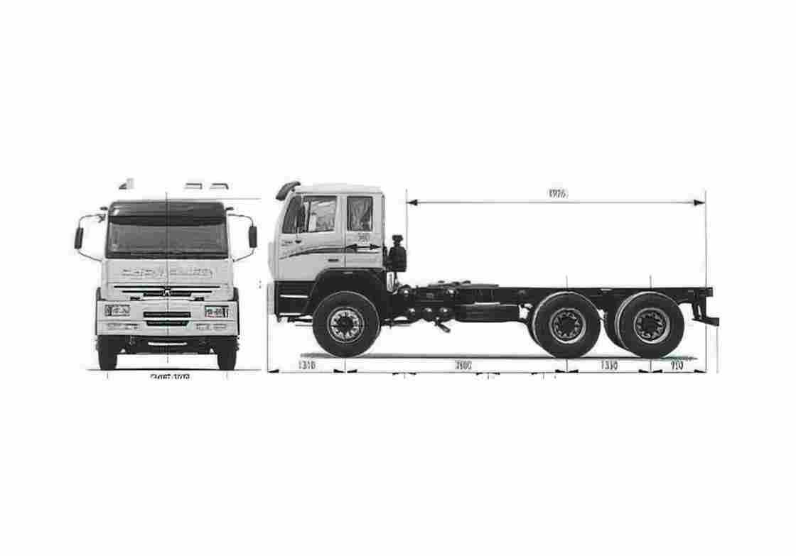 Blueprint Chrysler Turkey AS 26 235 Truck 2001 A4 Photo Print