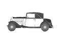 Blueprint Citroen 15CV Cabriolet 1932 A4 Photo Print