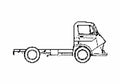 Blueprint Citroen 600 Cabine Chassis SWB Truck 1965 A4 Photo Print