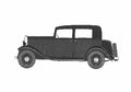 Blueprint Citroen 8CV Sedan 1930 A4 Photo Print