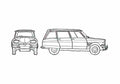 Blueprint Citroen Ami 6 Break Wagon 1964 A4 Photo Print