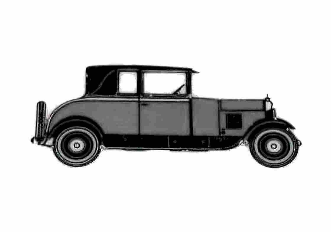 Blueprint Citroen B14 G Cabriolet 1928 A4 Photo Print