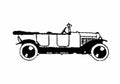 Blueprint Citroen B2 Cabriolet 1923 A4 Photo Print