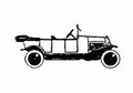 Blueprint Citroen B2 Torpedo Cabriolet 1923 A4 Photo Print