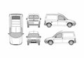 Blueprint Citroen Berlingo Van 1998 A4 Photo Print