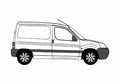 Blueprint Citroen Berlingo Wagon 2005 A4 Photo Print