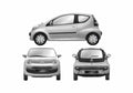 Blueprint Citroen C1 3 door Hatchback 2006 A4 Photo Print