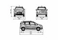 Blueprint Citroen C3 Picasso Minivan 2008 A4 Photo Print