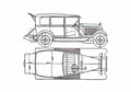Blueprint Citroen C4 Conduite Interieure Commercial Wagon 1932 A4 Photo Print