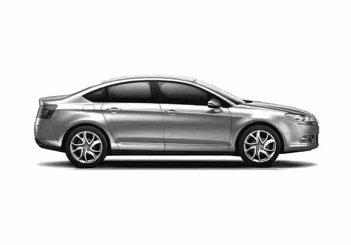 Blueprint Citroen C5 Sedan 2008 A4 Photo Print