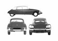 Blueprint Citroen DS 21 ID 19 Hatchback 1971 A4 Photo Print