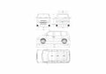 Blueprint Citroen Evasion Minivan 1994 A4 Photo Print