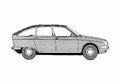 Blueprint Citroen GS Birotor Hatchback 1973 A4 Photo Print