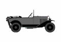 Blueprint Citroen Type C 5CV Torpedo Cabriolet 1925 A4 Photo Print