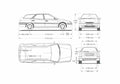 Blueprint Citroen Xantia Break Wagon 1995 A4 Photo Print