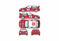 Blueprint Citroen Xsara WRC Coupe 2005 A4 Photo Print