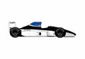 Blueprint Coloni C4 Ford DFR V8 F1 OW 1991 A4 Photo Print
